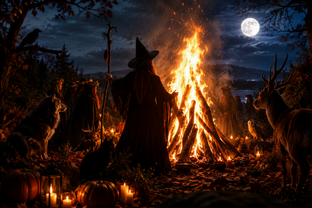 Samhain éjjelén a halál és az élet összeér Samhain éjjelén a halál és az élet összeér