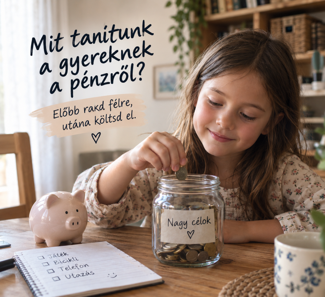 Mit tanítunk egy gyereknek a pénzről? – Előbb rakd félre, mielőtt elköltenéd Mit tanítunk egy gyereknek a pénzről? – Előbb rakd félre, mielőtt elköltenéd