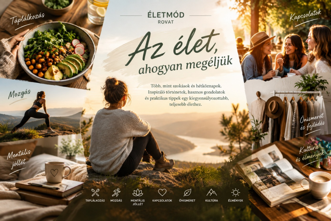 Az élet, ahogy megéljük -Bemutatkozik az Életmód rovat Az élet, ahogy megéljük -Bemutatkozik az Életmód rovat